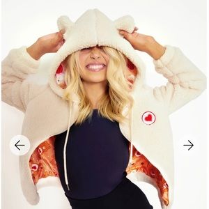 BlackMilk Care Bears Tenderheart Teddy Bear Fuzzy Cuddly Soft Jacket